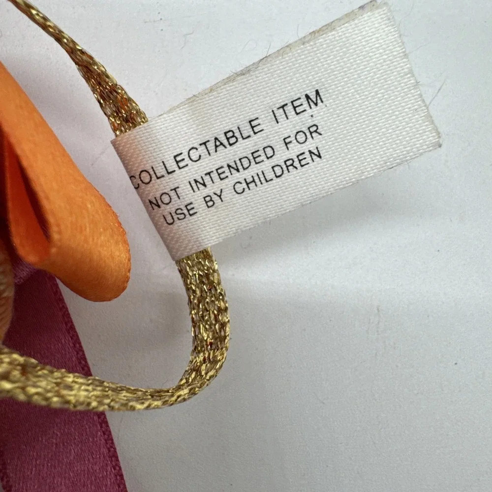 Hand Made In Italy Plush Heart Ornaments Color Block‎ 5